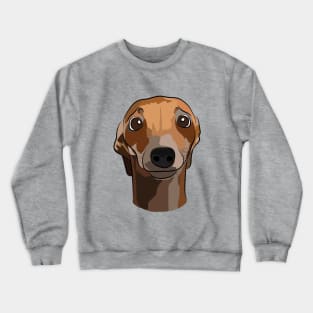 Brindle Greyhound Crewneck Sweatshirt